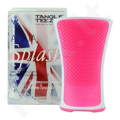 Tangle Teezer Aqua Splash, plaukų šepetys moterims, 1pc, (Pink)