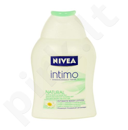 Nivea Intimo, Intimate Wash Lotion Natural, intymi higienas moterims, 250ml