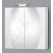 Pakabinama vonios spintelė su veidrodinėmis durimis, apšvietimu ir rozete Riva SV 80-1