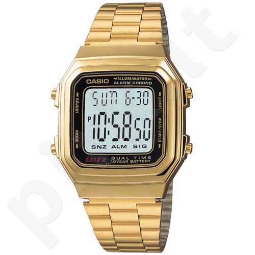 Casio Collection A178WGA-1ADF vyriškas laikrodis-chronografas