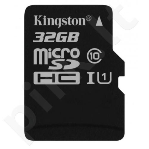 Kingston 32GB microSDHC Canvas Select 80R CL10 UHS-I Single Pack w/o Adapter