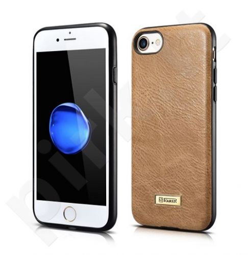 Fashionable leather back cover case, brown (iPhone 7/8)