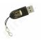 4World Mikro kortelių skaitytuvas - PenDrive MicroSD/T-FLASH USB 2.0
