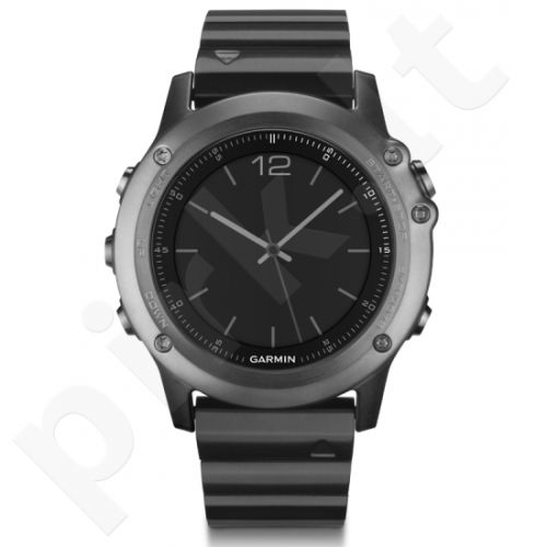 GARMIN Fenix 3 GRAY-BLACK - Pirk.lt parduotuvė