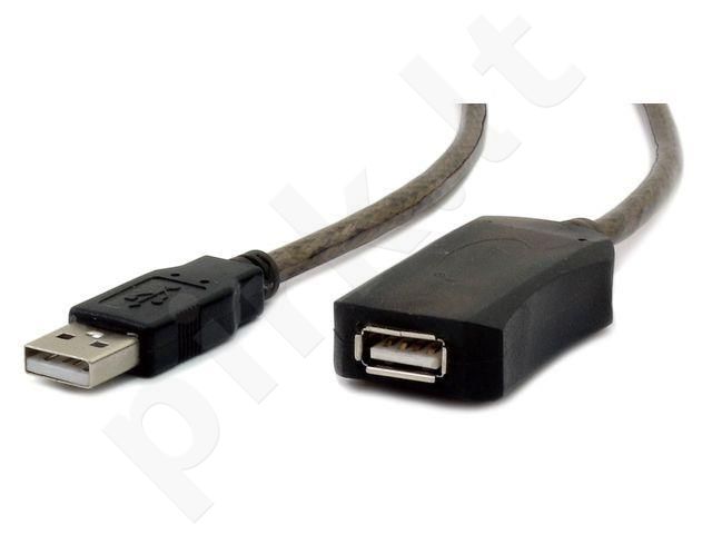 Gembird AM-AF kabelis, ilgintuvas, aktyvus USB 2.0 10M