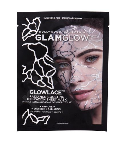 Glam Glow Glowlace, Radiance-Boosting Hydration, veido kaukė moterims, 1pc