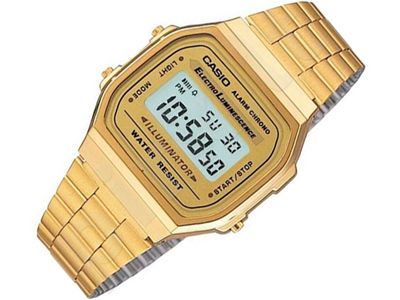 Casio Retro Collection A168WG-9WDF vyriškas laikrodis-chronometras
