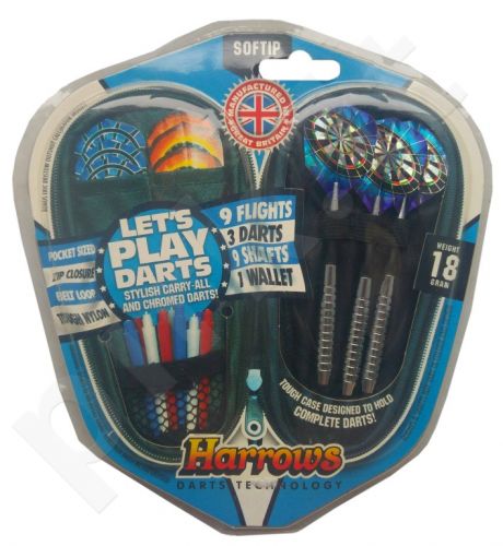 DartsSoftip rink. LET'S PLAY DARTS 0349 3x18gR