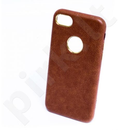PU leather back cover case, brown (iPhone 7/8)