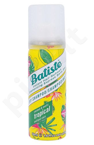 Batiste Tropical, sausas šampūnas moterims, 50ml