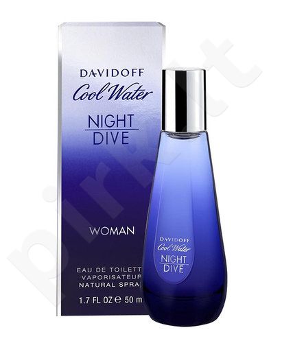 Davidoff Cool Water, Night Dive, tualetinis vanduo moterims, 30ml