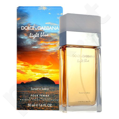 Dolce&Gabbana Light Blue Sunset in Salina, tualetinis vanduo moterims, 50ml