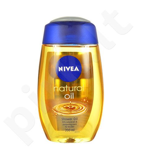 Nivea Natural Oil, dušo aliejus moterims, 200ml