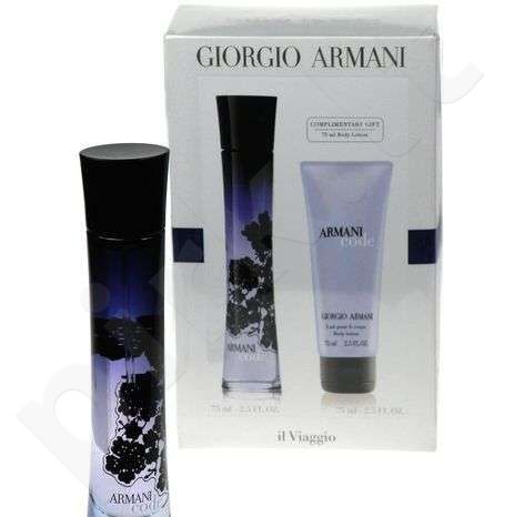 Giorgio Armani Armani Code Women, rinkinys kvapusis vanduo moterims, (EDP 75ml + 75ml kūno losjonas)