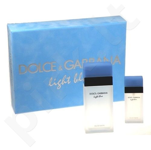 Dolce&Gabbana Light Blue, rinkinys tualetinis vanduo moterims, (EDT 100ml + 25ml EDT)