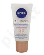 Nivea BB Cream, 5in1 Beautifying Moisturizer, BB kremas moterims, 50ml, (Medium To Dark)