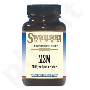 Swanson Ultra MSM (Metilsulfonilmetanas) 1000 mg N120 maisto papildas