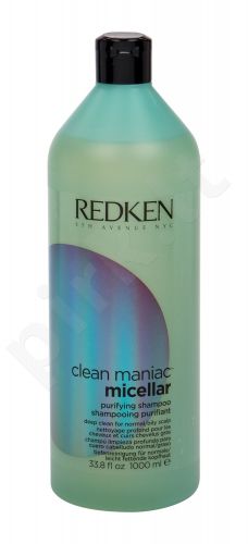 Redken Clean Maniac, Micellar, šampūnas moterims, 1000ml