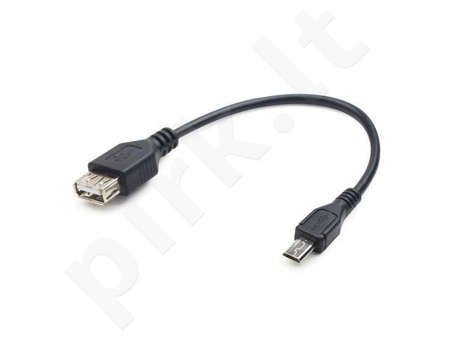 Gembird kabelis USB OTG AF į micro BM, 0,15 m