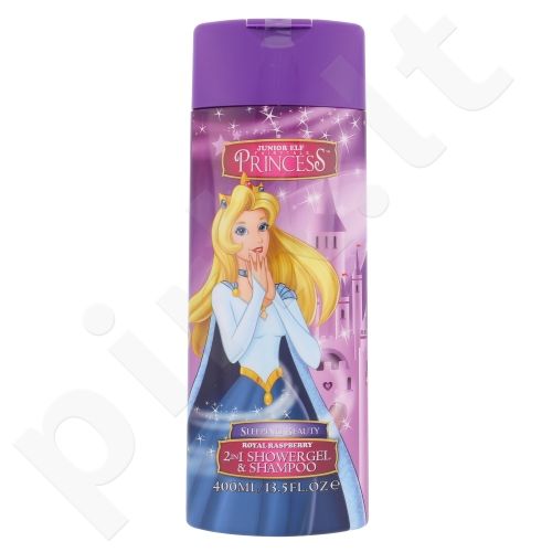 Disney Princess Sleeping Beauty, 2in1 Shower Gel & Shampoo, dušo želė vaikams, 400ml