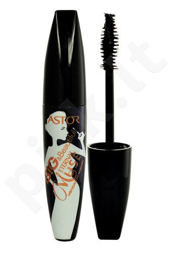 ASTOR Big & Beautiful, Eternal Muse, blakstienų tušas moterims, 12ml, (910 Ultra Black)