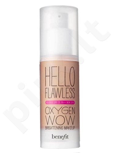 Benefit Hello Flawless Oxygen Wow Makeup SPF25, kosmetika moterims, 30ml, (Beige)
