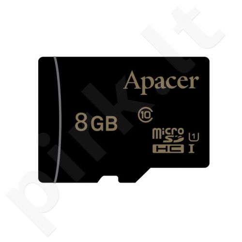 Apacer atminties kortelė Micro SDHC 8GB Class 10 UHS-I