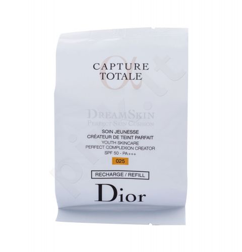 Christian Dior Capture Totale, Dreamskin Perfect Skin Cushion, makiažo pagrindas moterims, 15g, (Testeris), (025)