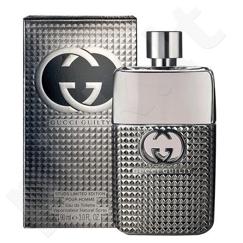Gucci Gucci Guilty Studs Pour Homme, tualetinis vanduo vyrams, 90ml