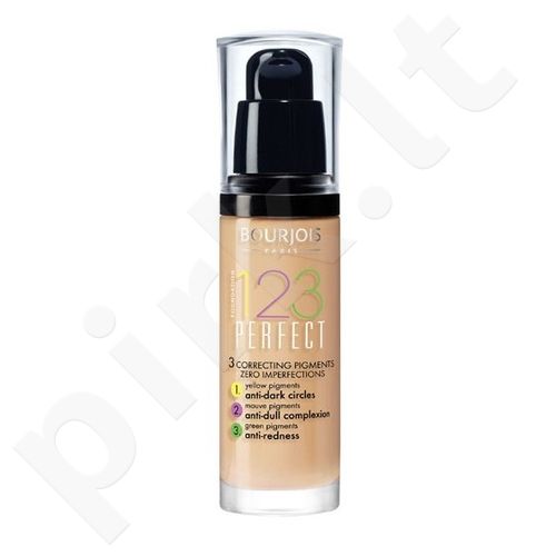 BOURJOIS Paris 123 Perfect, makiažo pagrindas moterims, 30ml, (52 Vanille)