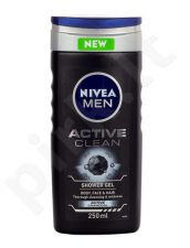 Nivea Men Active Clean, dušo želė vyrams, 250ml