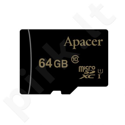 Apacer atminties kortelė Micro SDHC/SDXC 64GB Class 10 UHS-I