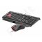 Rinkinys: klaviatūra + pelė A4-Tech Bloody Q1500 USB, US Juoda