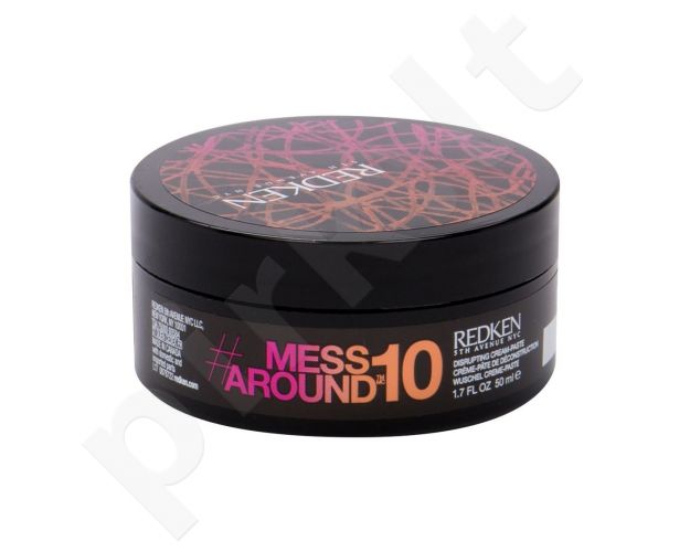 Redken Mess Around 10, Disrupting Cream-Paste, plaukų Wax moterims, 50ml