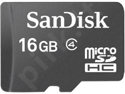Atminties kortelė SanDisk microSDHC 16GB