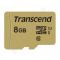 Atminties kortelė Transcend microSDHC USD500S 8GB CL10 UHS-I U1 Up to 95MB/S