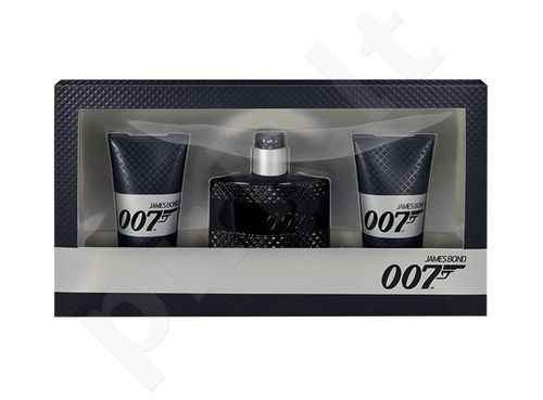 James Bond 007 James Bond 007, rinkinys tualetinis vanduo vyrams, (EDT 50ml + 2x50ml dušo želė)