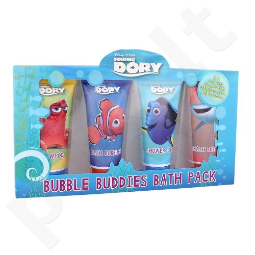 Disney Finding Dory, rinkinys dušo želė vaikams, (dušo želė 75 ml + šampūnas 75 ml + vonios putos 2 x 75 ml)
