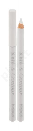 BOURJOIS Paris Khol & Contour, akių kontūrų pieštukas moterims, 1,2g, (008 Vraisem-Blanc)