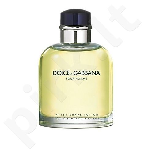 Dolce & Gabbana Pour Homme, losjonas po skutimosi vyrams, 125ml