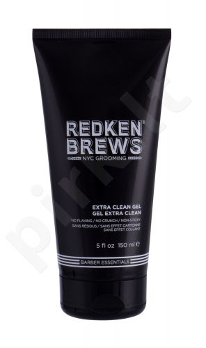 Redken Brews, Extra Clean Gel, plaukų želė vyrams, 150ml