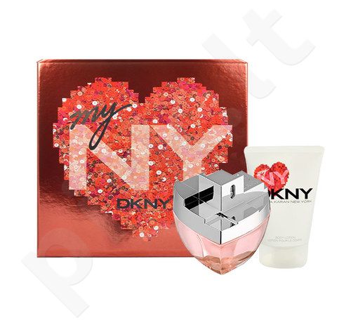 DKNY DKNY My NY, rinkinys kvapusis vanduo moterims, (EDP 50ml + 100ml kūno pienelis)