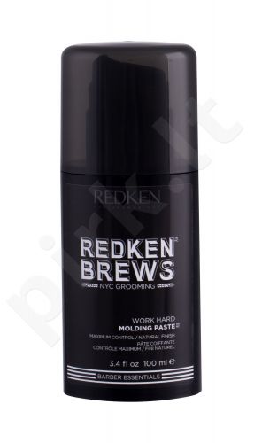 Redken Brews, Hard Molding Paste, plaukų Wax vyrams, 100ml
