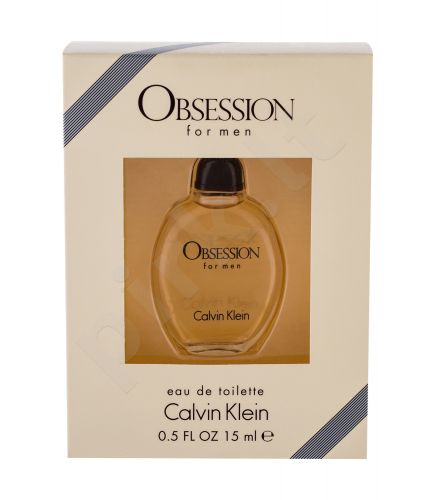 Calvin Klein Obsession, tualetinis vanduo vyrams, 15ml