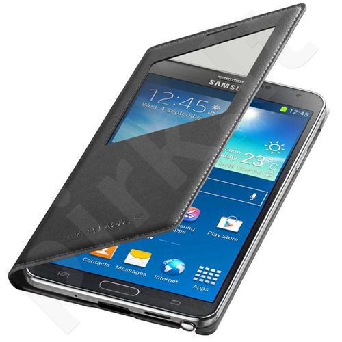 Samsung Galaxy S5 S view dėklas juodas