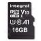 Integral 16GB MICRO SDHC 100V10, Read 100MB/s  U1 V10 + ADAPTER