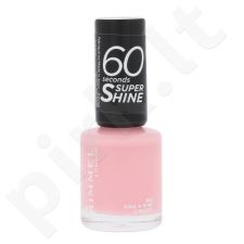 Rimmel London 60 Seconds, Super Shine, nagų lakas moterims, 8ml, (262 Ring A Ring O´Roses)