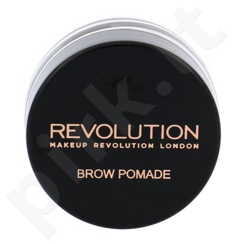 Makeup Revolution London Brow Pomade, antakių želė ir dažai moterims, 2,5g, (Caramel Brown)