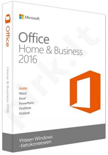 MS OFFICE HOME & BUSINESS 2016, ENG