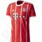 Marškinėliai futbolui Adidas  FC Bayern Munchen Home Replica 2017/2018 M AZ7961